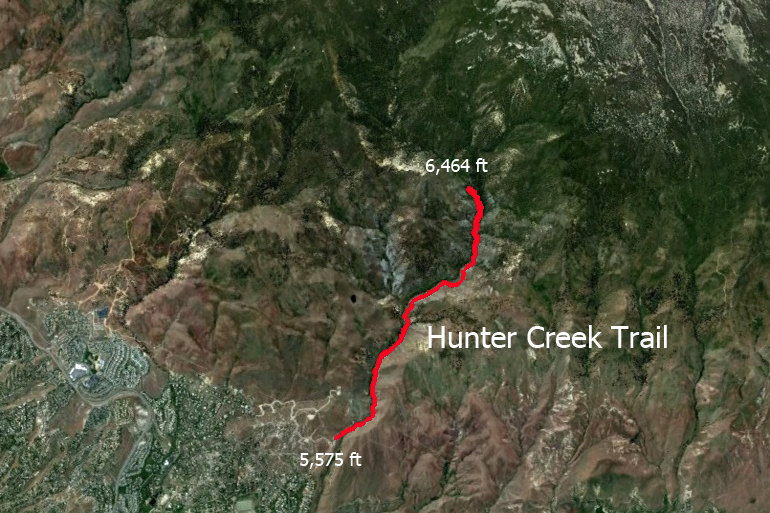 hunter creek trail reno hike waterfall hunter creek elevation